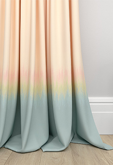 Petal & Block Monsoon Mist, Dhara - Made to Measure Curtains